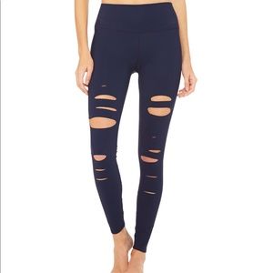 Alo Ripped High Waisted Warrior Leggings